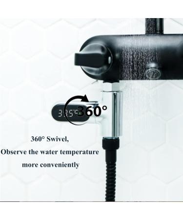 Buy Gokelomg LED Display Shower Thermometer - Self-Generating Water Flow Meter for Baby Care | Best International Shipping - Buy Online on GoSupps.com