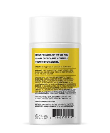 Acure Lemony Fresh Deodorant - Invigorating Lemon Verbena, 2.25 oz - Buy Online on GoSupps.com