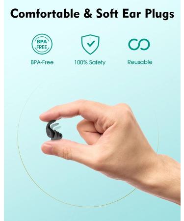 High Fidelity Reusable Ear Plugs for Concerts and Events | Noise Reduction with Storage Box | Soft Silicone for Sleeping | Ideal for Concerts, Festivals, DJs - Buy Online on GoSupps.com