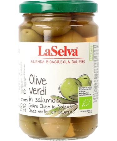  LaSelva La Selva Organic Green Olive with Salt Stone (2 x 310 g) - Buy Online on GoSupps.com