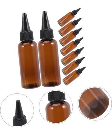 Lot De 10 Flacons Applicateurs De Teinture Capillaire 50 Ml En Plastique Souple Marron Bouteilles Rechargeables Vides Bouchon Noir Pour Coloration Cheveux Et Soin Capillaire Professionnel - Buy Online on GoSupps.com
