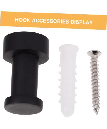 ABOOFAN 4 Pcs Bathroom Towel Hook Heavy Duty Clothes Rack Purses Black Towel Hook Towel Hooks Towel Rack 3X1.8X1.8CMx2pcs Blackx2pcs - Buy Online on GoSupps.com