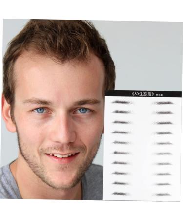 Beavorty 4 Sheets Pairs Faux Eyebrow Artificial Eyebrow Patch Eyebrow Stickers Makeup Tools Disposable 6d - Buy Online on GoSupps.com