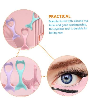 FRCOLOR 4pcs Mascara Brush Eyeshadow Stickers Lash Tool Women Eyeliner Stencils Cosmetic Fake Eyelashes Miss 1 count (Pack of 1) Pinkx4pcs - Buy Online on GoSupps.com