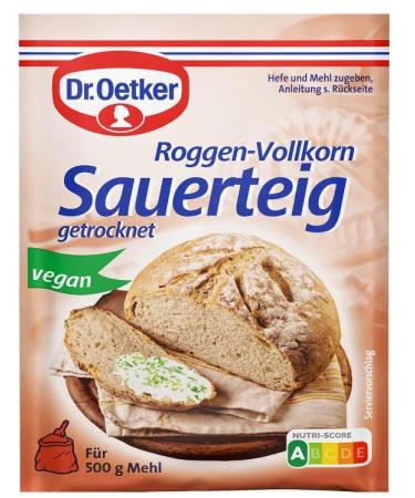Sauerteig getrocknet - Roggen-Vollkorn - Poudre de Levain Naturel pour Pain Artisanale - Id ale pour des Recettes de Pain L ger et Savoureux - Compatible avec Dr.Oetker - 15g
