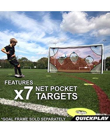 QuickPlay PRO Soccer Goal Target Net - 12x6' with 7 Scoring Zones for Shooting Practice - Buy Online on GoSupps.com