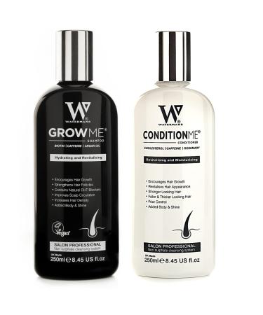Hair Growth Shampoo & Conditioner set by Watermans - Boost your Growth  Suffering with Hair Problems Try this Award winning combo. Great for female and male hair loss problem.