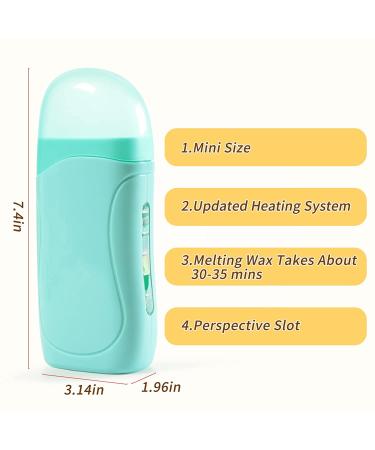Honey Roll On Waxing Kit - Beth Lee Hair Removal Wax Warmer - 2 Honey Wax Cartridges - For Legs, Arms, and Underarms - Buy Online on GoSupps.com