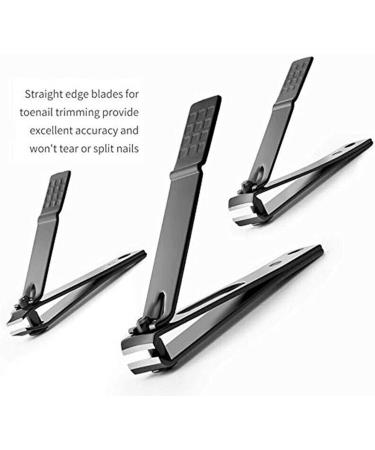 HCHGJKN Nail Clippers Black Stainless Steel Nail Clipper Manicure Trimmer Toe Nail Clipper Knife Good - Buy Online on GoSupps.com
