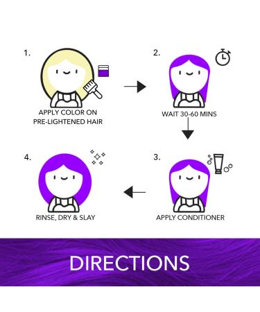 Paradyes Ammonia-Free Electric Purple Semi-Permanent Hair Color (120g) - Vibrant Hair Dye for International Shipping - Buy Online on GoSupps.com