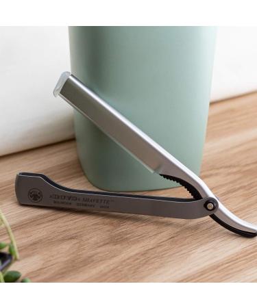 DOVO Shavette Blade Razor Silver Aluminum - 1 Count - Buy Online on GoSupps.com