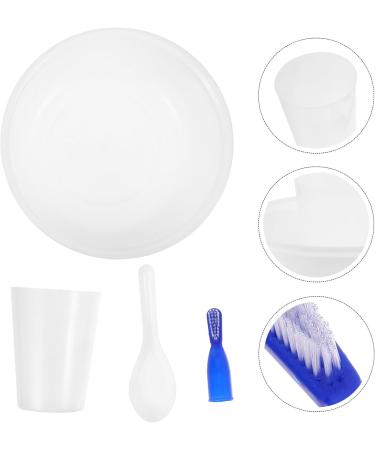 UPKOCH 4pcs Prison Cup & Bowl Set | Durable Spoon & Manual Toothbrush | Practical Mini Bowl for Travel & Outdoor - Buy Online on GoSupps.com