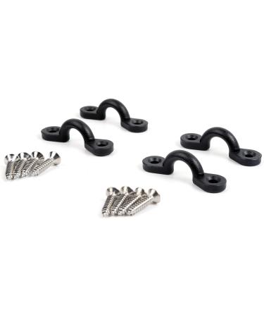 Mxeol Kayak Zig Zag Cleats for Canoe/Gripper Rope Cleats - Black Nylon (2 Pack) - Buy Online on GoSupps.com