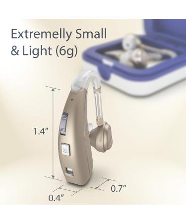 Delmicure 1303S Adult Digital Device | Adjustable Volume & Noise Reduction | Charging Cable Included | Gold Single - Shop Now - Buy Online on GoSupps.com