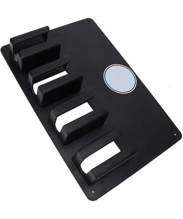 Partition Design Wall-Mounted Rack Hair Cutter Holder Storage Rack Brush Holder for Home Bathroom - Buy Online on GoSupps.com