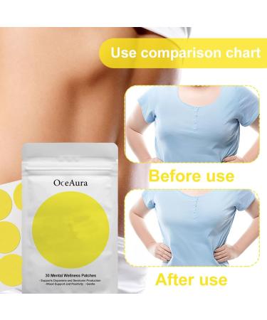 SUJEBKC Set of 30 plasters for women and girls natural ingredients gently soothing for all body types yellow - Buy Online on GoSupps.com