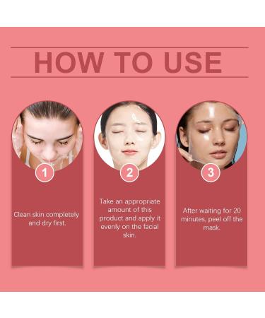 Crsetmyth Rote Lactose Collagen Wrap Mask 60g Collagen Softening Peel Mask Rote Lactose Peel Off Mask Moisturizing Overnight Face Mask Face Mask for Wrinkle Relief Glowing Skin Por - Buy Online on GoSupps.com