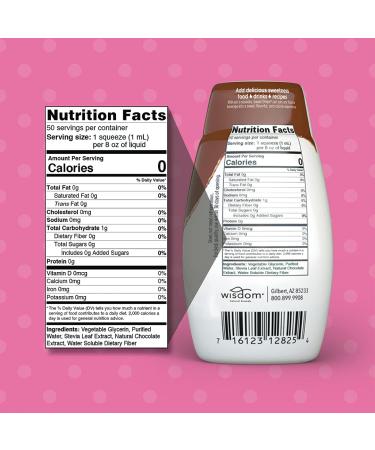 SweetLeaf Liquid Stevia Sweetener - Chocolate Flavor, 1.7 Ounce | Zero-calorie Natural Sweetener - Buy Online on GoSupps.com