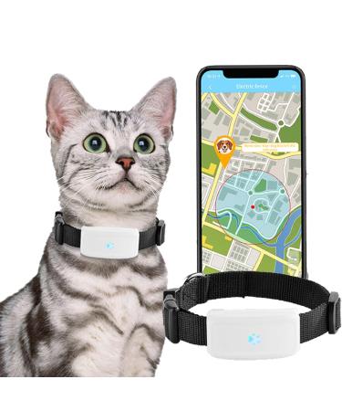 Winnes Dog GPS Tracker without subscription app TK911 GPS Catal College Waterproof Anti Loss/Real Time Tracking/Geofencing/Historical Route Route Small Pets Local Device