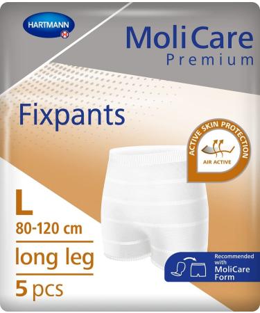 Molicare Premium Fixing Pants: Washable incontinence Fixing pants suitable for molicare shape and molicare premium shape L 40x5 piece L 40x5 pieces