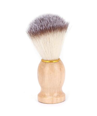 Premium Razor Brush - Soft Nylon & Wool Solid Wood Grip | Ideal for Rich Foam & Professional Beard Care - Buy Online on GoSupps.com