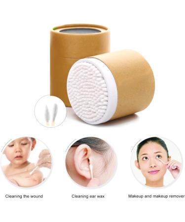400 Cotton Swabs - 7cm Bamboo Double Precision Tips | 2 Packs of 200 - Eco-Friendly Cleaning Solution - Buy Online on GoSupps.com
