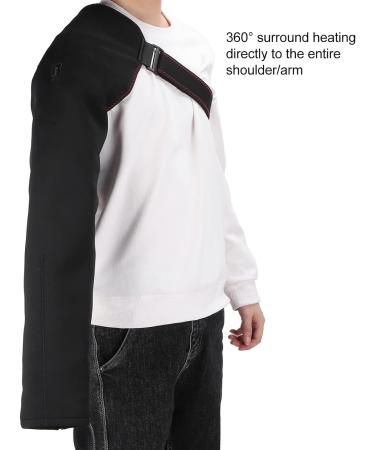 Buy Sonew Heating Full Arm Sleeve Brace - USB Shoulder Massage & Compression Wrap for Pain Relief | Fast International Shipping - Buy Online on GoSupps.com