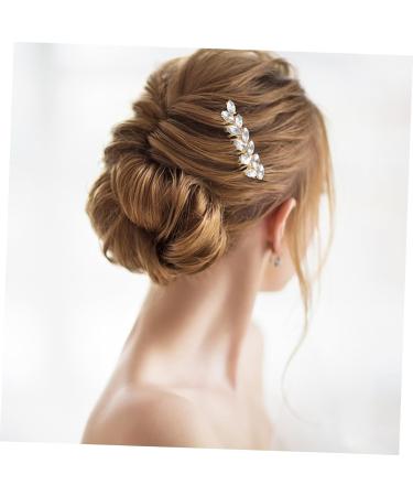 Ipetboom Fashionable Diamond Hair Accessories Hair Barrettes Hair Clips Hair Pin Bridal Headpiece Women Headpiece Sparkly Hair Clip Girl Headpiece Women's Crystal Wedding Comb - Buy Online on GoSupps.com