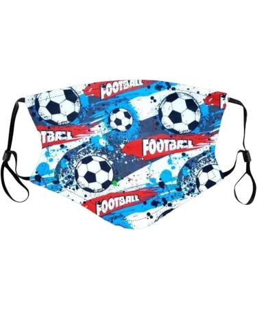 5pcs Children Ball Cute Cartoon Pattern Washable Reusable Adjustable Comfortable Elastic Earloop Face_Mask - Buy Online on GoSupps.com