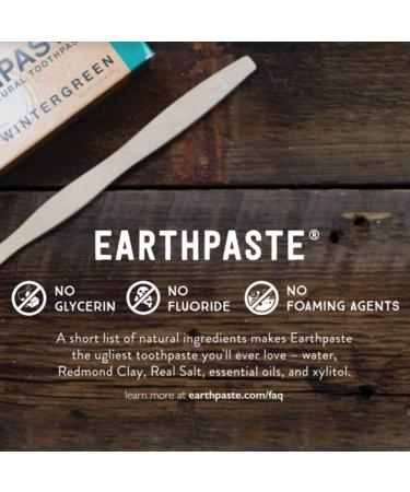REDMOND Earthpaste Non-Fluoride Vegan Toothpaste - Organic Wintergreen 6 Pack (4 oz) - Buy Online on GoSupps.com