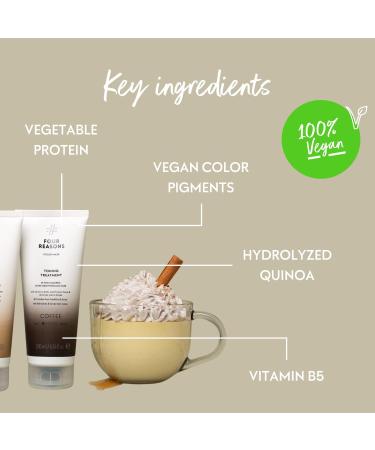 Four Reasons Color Mask in Coffee - Toning Treatment for Color-Treated Hair (27 Colors) | Semi Permanent Vegan Dye - 6.76 fl oz - Buy Online on GoSupps.com