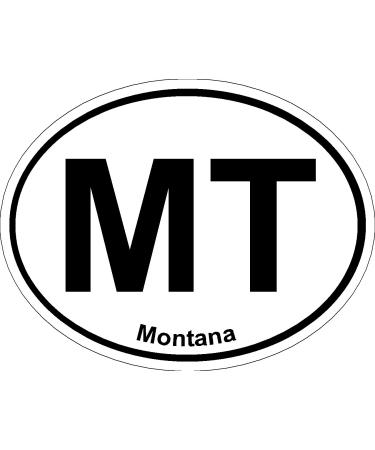 Oval (Montana) State Bumper Sticker