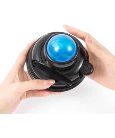 Wall Massage Roller | 360 Rotatable Trigger Point Massager for Fascia Face Neck Back & Shoulders | Manual Suction Cup Massage Ball for Wellness & Relaxation - Buy Online on GoSupps.com