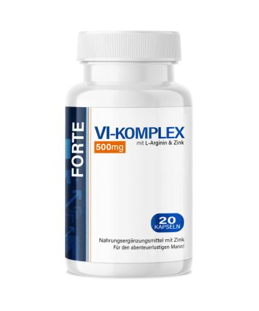 New: VI complex forte-pleasure pills highly dose for the adventurous man with immediate effect-especially tailored to the needs for men-Premium quality with L-arginine + maca