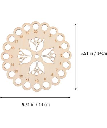 EXCEART Kumihimo Disk Wooden Beading Cord Braiding Board Craft Tool - Light Brown - Buy Online on GoSupps.com