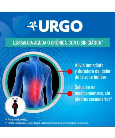 URGO Electrotherapy Back Pain Relief Belt - Adjustable 75-140 cm with Control Unit & Batteries - International Shipping - Buy Online on GoSupps.com