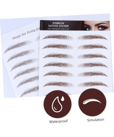 DOITOOL 4pcs Shaper Like Imitation Tool Female Sticker Eyebrows Women Girl Makeup Eyebrow for False Water - Buy Online on GoSupps.com
