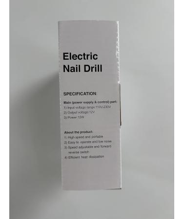 Alls Electric Nail Cutter Kit - 6 Precision Bits 20 000 RPM Manicure & Pedicure Drill for Gel Nails - Portable Nail Milling & Grinding Tools - Buy Online on GoSupps.com