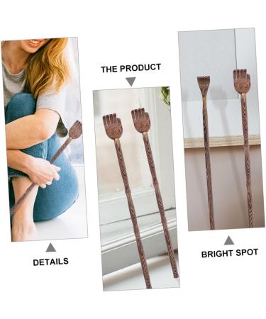 TOVINANNA 9-Piece Sustainable Wood Back Scratching & Massage Tool Set - Relieve Itching with Elegant Wenge Design - Buy Online on GoSupps.com