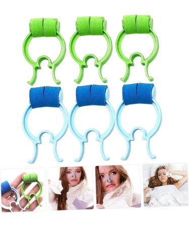 6pcs Fixed Pinch Nose Nasal Strips for Snoring Relief - Portable Nose Stopper - Buy Online on GoSupps.com