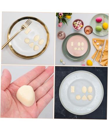 ifundom 24 pcs Simulation chocolate interesting children toy cake photography props chocolate decor fake chocolate props kids toys in bulk children accessory pvc 3d Charm food white - Buy Online on GoSupps.com