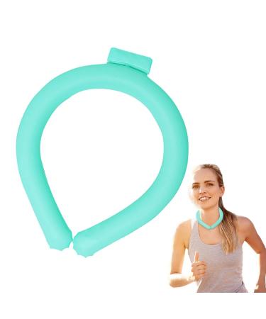 Cooling Neck Wraps | Wearable Cooling Neck Tube for Summer Heat Cooling Neck Wraps for Summer Heat Outdoor Hot Flashes Fever Relief Light Green Medium
