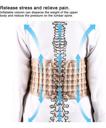 Jnjood Inflatable Waist Traction Belt for Spine & Lumbar Support - International Shipping Available - Buy Online on GoSupps.com