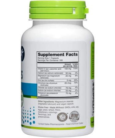 NutriBiotic Essential Electrolytes - 100 Vegan Capsules for Hydration & Recovery - Buy Online on GoSupps.com