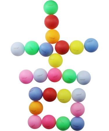 Assorted Color 50 Pack Beer Pong Balls - Washable Plastic Table Tennis Balls by TADICK - Buy Online on GoSupps.com