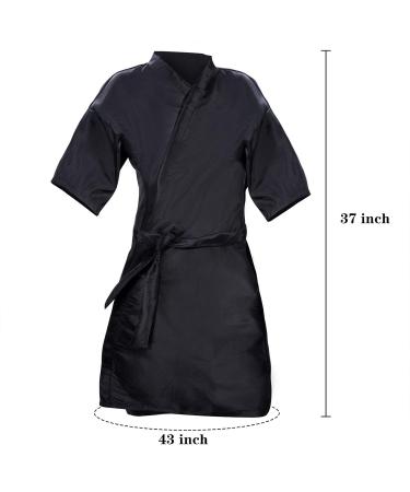 2 Pieces Waterproof Salon Robes for Clients - Hairdressing Gown & Cape Set - Buy Online on GoSupps.com