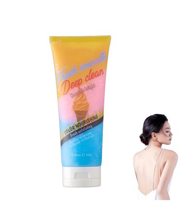 Nourishing Body Scrub Gommage nourrissant pour le corps renouvellement doux de la peau aux huiles naturelles pour peau d licate et souple (300 g noix de coco) Noix de coco. 300 g (Lot de 1)