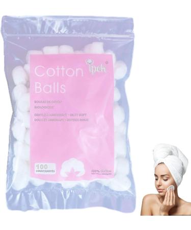 White Cotton Balls - Soft Lightweight & Absorbent | Ideal for Sensitive Skin & Everyday Use - Perfect for Home & Travel - Buy Online on GoSupps.com