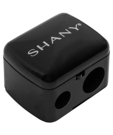 SHANY Cosmetic Pencil Sharpener - Eyeliner and Lip Pencil Dual Sharpener with Removable Lid for Traditional and Jumbo Pencils