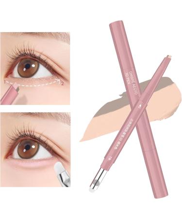 Makeup Eye Contour Highlighter Pen with 2 Heads 25g Facial Cosmetics for Travel Appointments for Girls Mom Beginners Wife 02 - Buy Online on GoSupps.com